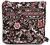 Vera Bradley Cotton Triple Zip Hipster Crossbody Purse