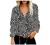 SNKSDGM Womens Casual Boho Floral Print V Neck Long Sleeve Loose Blouses Shirts Summer Babydoll Peplum Tops with Drawstring