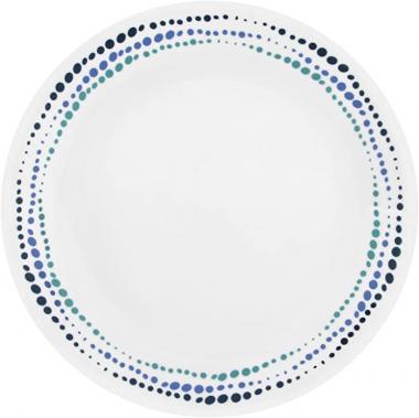 Corelle Livingware Ocean Blues 10.25" Dinner Plate (Set of 4)