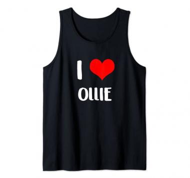 I love OLLIE valentine sorry ladies guys heart belongs 4 Tank Top