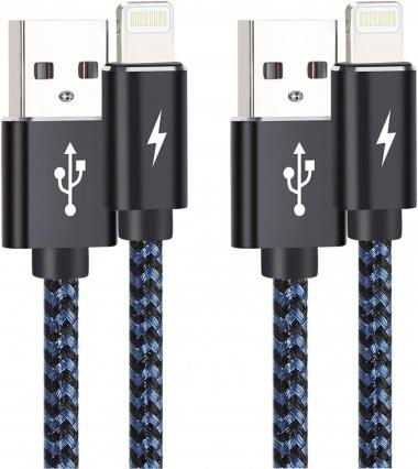 LTDNB [MFi Certified] Charger Cable 2Pack 6ft Fast Charging Lightning Cable Compatible iPhone 12/11Pro Max/11Pro/11/XS/Max/XR/X/8/8P/7and More-Blue