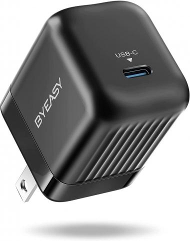 USB C Wall Charger, BYEASY 30W Super Fast Charger, Type-C Port PD Power Delivery Charger Block Compatible with iPhone14/14 Pro/14 Pro Max/13/13 Pro/13 Pro Max, iPad Pro/Air/Mini