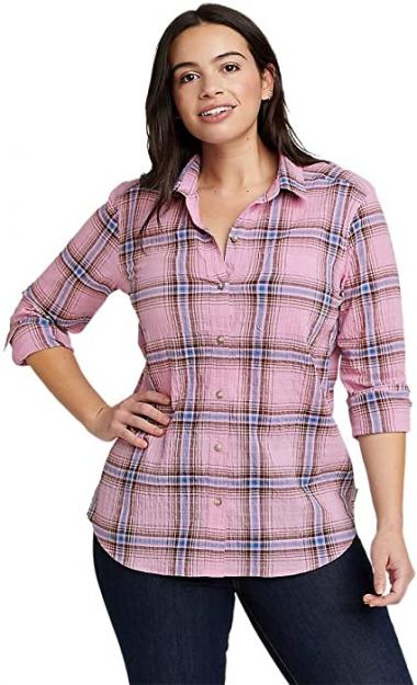 Eddie Bauer Women's Packable Long-Sleeve Shirt