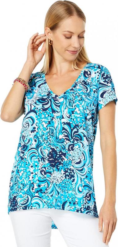 Lilly Pulitzer Women's Etta V-Neck Tee