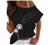 Sexy Tops for Women Summer T-Shirt V Neck Cold Shoulder Tunic Tops Blouse Casual Loose Strappy Cute Graphic Tee Shirts