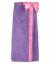 Zexxxy Girls Bath Wrap Towel Adjustable Bathrobe with Polka Dot Bow Cover Up 4-14Y