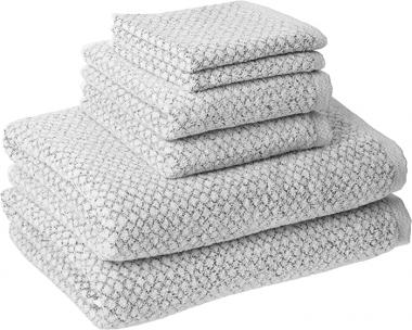 Everplush Chip Dye 6 Piece Bath Towel Set, Marble