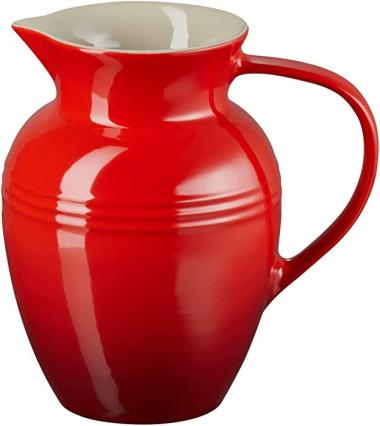 Le Creuset Stoneware 2-Quart Pitcher, Cherry