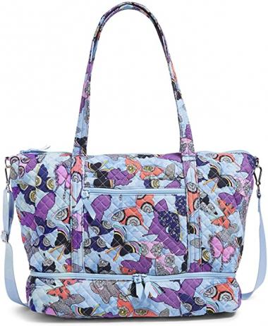 Vera Bradley Cotton Deluxe Tote Travel Bag