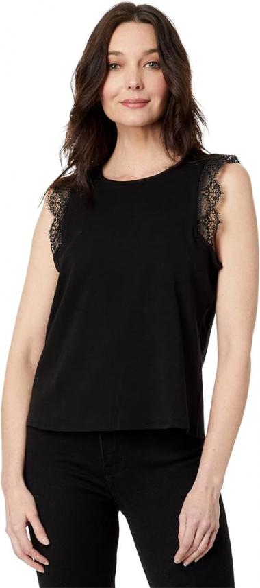 Vince Camuto Sleeveless Blouse with Trim