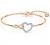 SWAROVSKI Infinity Heart Jewelry Collection, Rose Gold & Rhodium Tone Finish, Clear Crystals