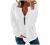 Women’s Casual Long Sleeve Lapel Zipper Striped Sweatshirt Color Block Drawstring Loose T Shirts Pullover Workout Tops