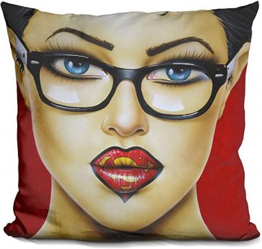 LiLiPi Super Lips Decorative Accent Throw Pillow