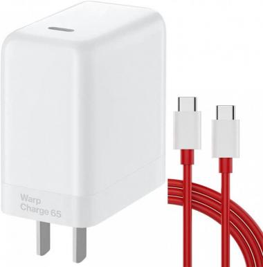 Updated 65W warp Charger for OnePlus 8T 9 9R 9Pro Power Adapter with USB C-to-C Warp Charging Cable (2M/6.5ft)