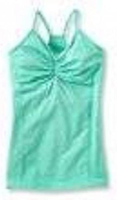 L.L.Bean Women's Slim Studio Cami with Shelf Bra, Fresh Mint, Extra Small