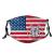 Urstzos Cool Military Coast Guard Face Mask Reusable, Dust Balaclava Face Mask Washable with Filters for Women Men Adult