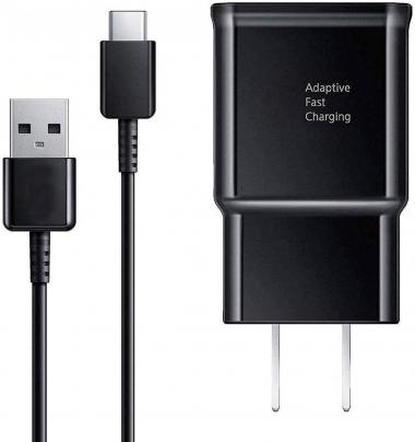 USB Type C Charger Cable and Adaptive Fast Charging Wall Charger Adapter Kit Compatible with Samsung Galaxy S10/S10+ S10e /S9/S9+/S8/S8+ Plus Note 8/Note 9 & Other Smartphones