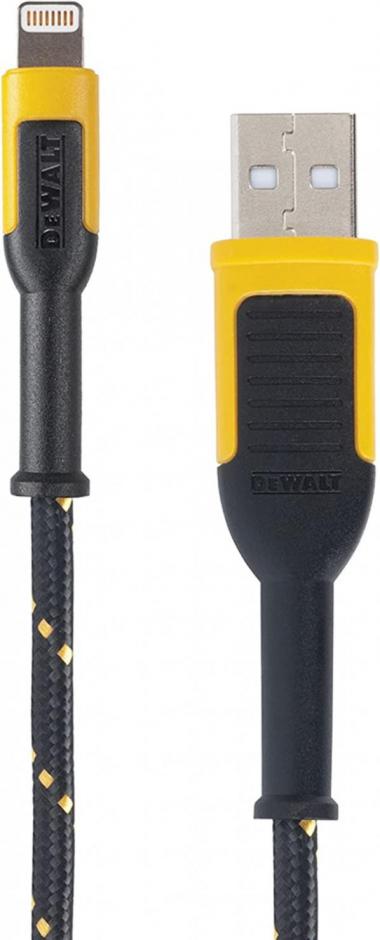 Dewalt Phone Charger Lightning Reinforced Braided Cable 6'