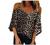 Women Summer Lace 3/4 Bell Sleeve Shirts V Neck Tops Casual Solid Elegant Blouses Summer Loose Beach Party T Shirts