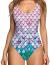 RAISEVERN Womens One Piece Swimsuits Funny Bathing Suits Swimwear Monokini