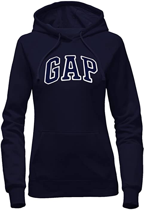 GAP Women's Pullover Fleece Logo Hoodie
