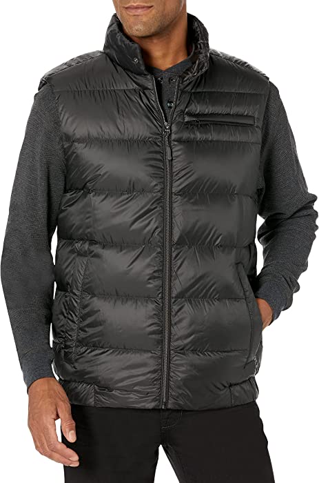 TUMI Tumipax Men's Recycled Packable Travel Puffer Vest