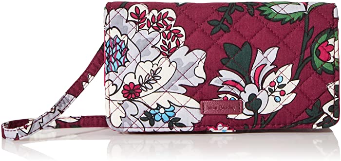 Vera Bradley Cotton All Together Crossbody Purse with RFID Protection