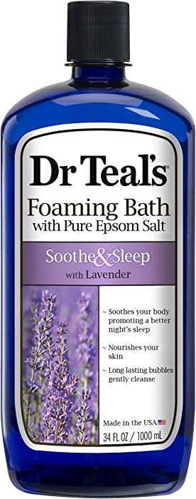 Dr. Teal's Foaming Bath, Soothe & Sleep with Lavender 34 fl oz by Dr. Teal's