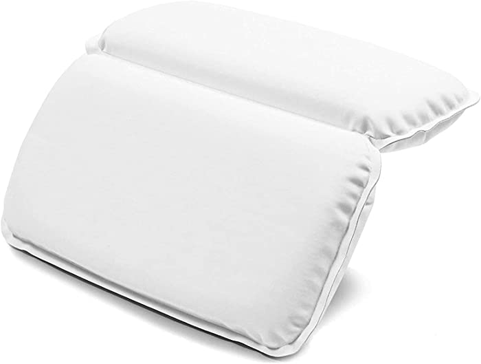 Spa Bath Neck Pillow for Tub, Waterproof (15 x 11.7 x 1.7 Inches)
