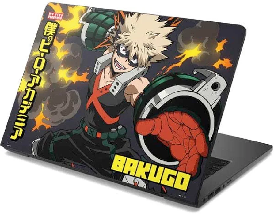 Skinit Decal Laptop Skin Compatible with Chromebook 11 - Officially Licensed My Hero Academia Katsuki Bakugo Design
