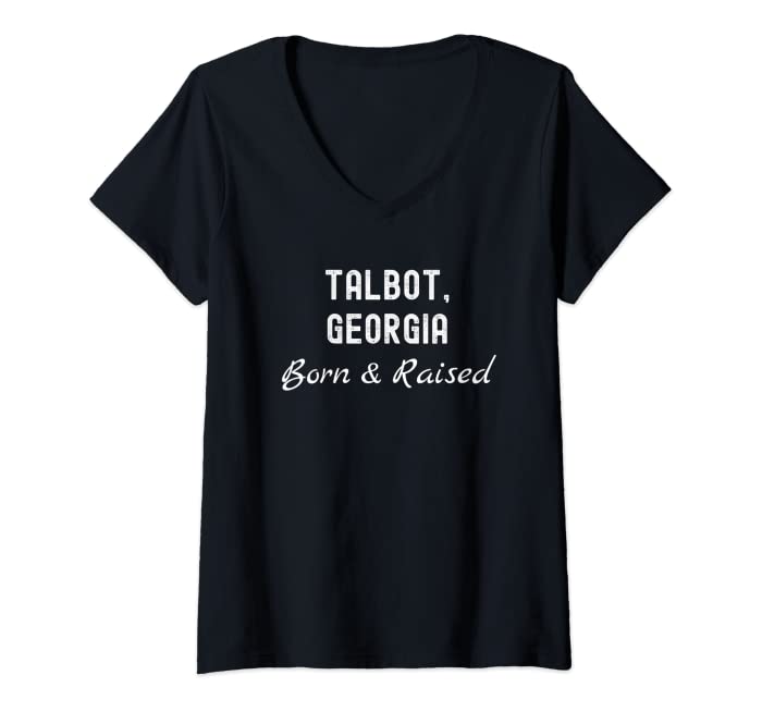 Womens Talbot Georgia Born & Raised V-Neck T-Shirt