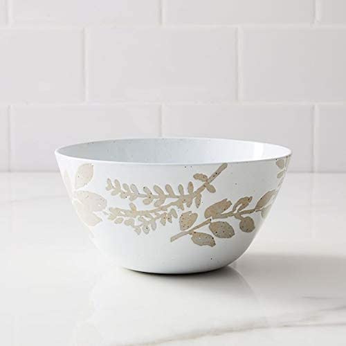 Richmond Country Botanical Cereal Bowl, White, Each - West Elm