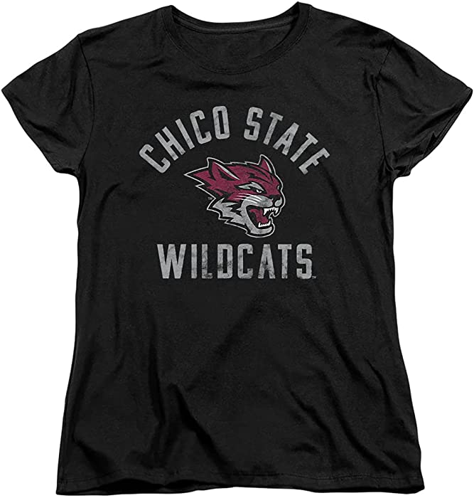 California State University Chico Official Wildcats Logo Women's T Shirt