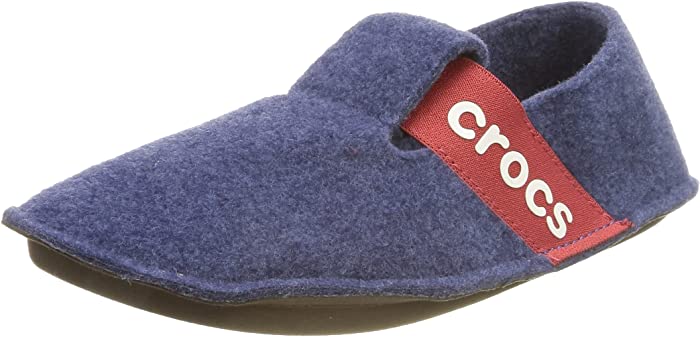 Crocs Kids' Classic Slipper | Comfortable Slip On Fuzzy Slippers for Kids