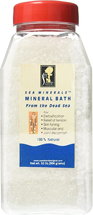 Sea Minerals Mineral Bath Salt From The Dead Sea, 32 Oz