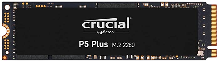 Crucial P5 Plus 2TB PCIe 4.0 3D NAND NVMe M.2 Gaming SSD, up to 6600MB/s - CT2000P5PSSD8