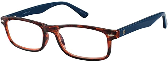 Eyeglasses Ann Taylor Reader ATR 010 C25 TORTOISE/NAVY, Large