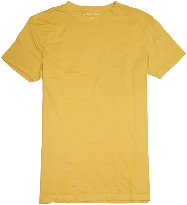 American Eagle Men's Crew or V-Neck Plain Basic Soft T-Shirt 031