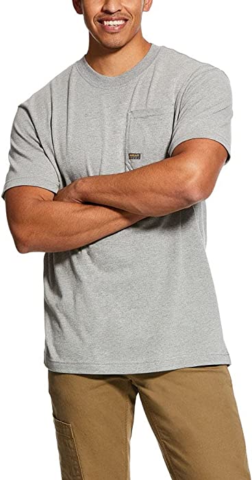ARIAT Men's Rebar Cotton Strong American Grit Graphic T-Shirt