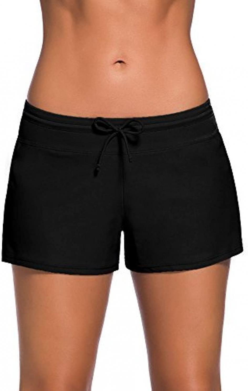 WILLBOND Women Swimsuit Shorts Tankini Swim Briefs Plus Size Bottom Boardshort Summer Swimwear Beach Trunks for Girls