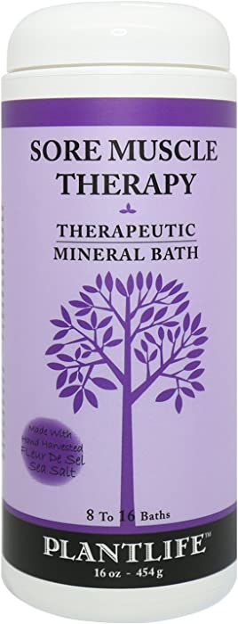 Sore Muscle Therapeutic Mineral Bath Salt- 16 oz