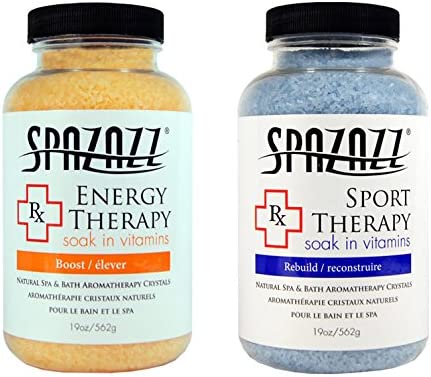 Spazazz Aromatherapy Spa and Bath Crystals 2Pk - Energy/Sport Therapy