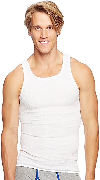 Hanes Ultimate Men's Tagless Tank-Multiple Packs and Colors