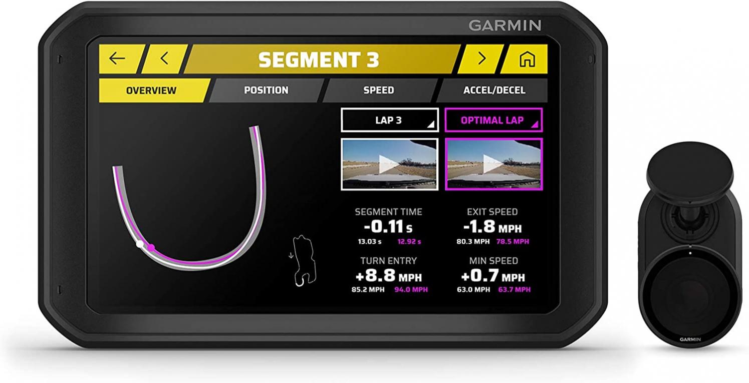 Garmin Catalyst, Driving Performance Optimizer with Real-time Coaching and Immediate Track Session Analysis, for Motorsports and High Performance Driving (010-02345-00) , Black , 6.95 inch