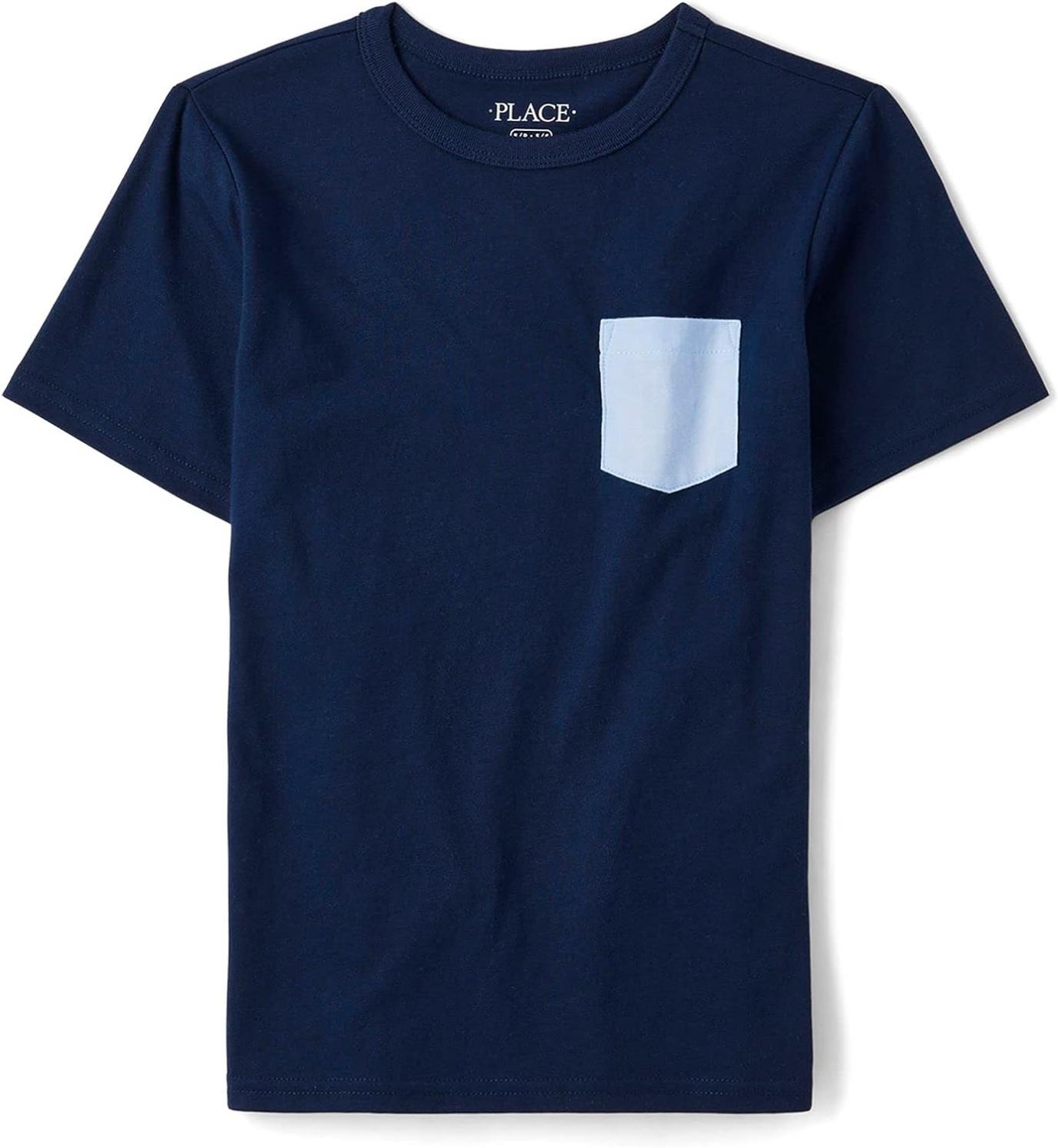 The Children's Place Boys' Short Sleeve Pocket Top