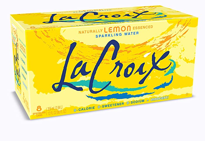 LaCroix, Sparkling Water, Lemon, 12 Fl Oz (Pack of 8)