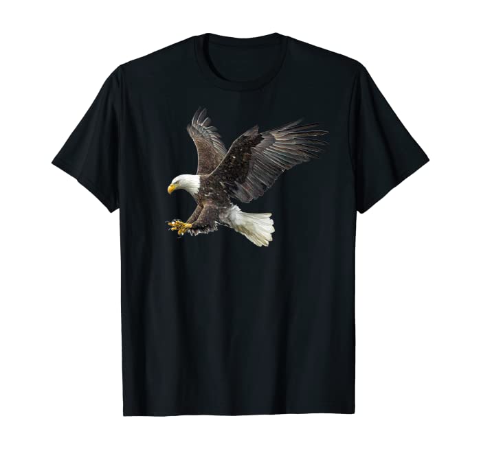 Majestic Flying American Bald Eagle T-Shirt