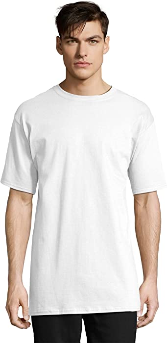 Hanes Men's Size Beefy Short Sleeve Tee Value Pack (2-Pack) (Availble in Tall)