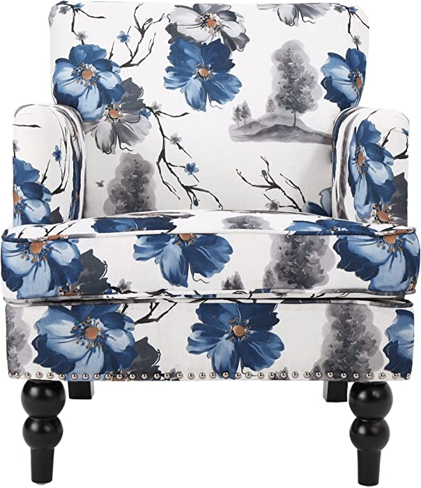 Christopher Knight Home Boaz Fabric Club Chair - Floral Print