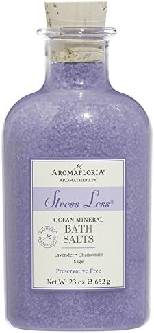 Aromafloria Ocean Mineral Bath Salts, Stress Less - 23 oz